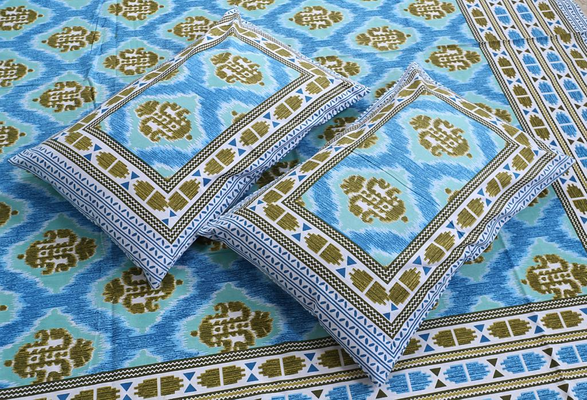 Bedsheets King Size with Pillow Covers (Princess 019